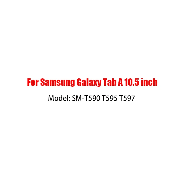 T590 MTT чехол для планшета на заказ для samsung Galaxy Tab A A6 10,1 дюймов/s5e 10,5 '' из искусственной кожи, откидной смарт-чехол funda SM-T510 515 T580 - Цвет: T590