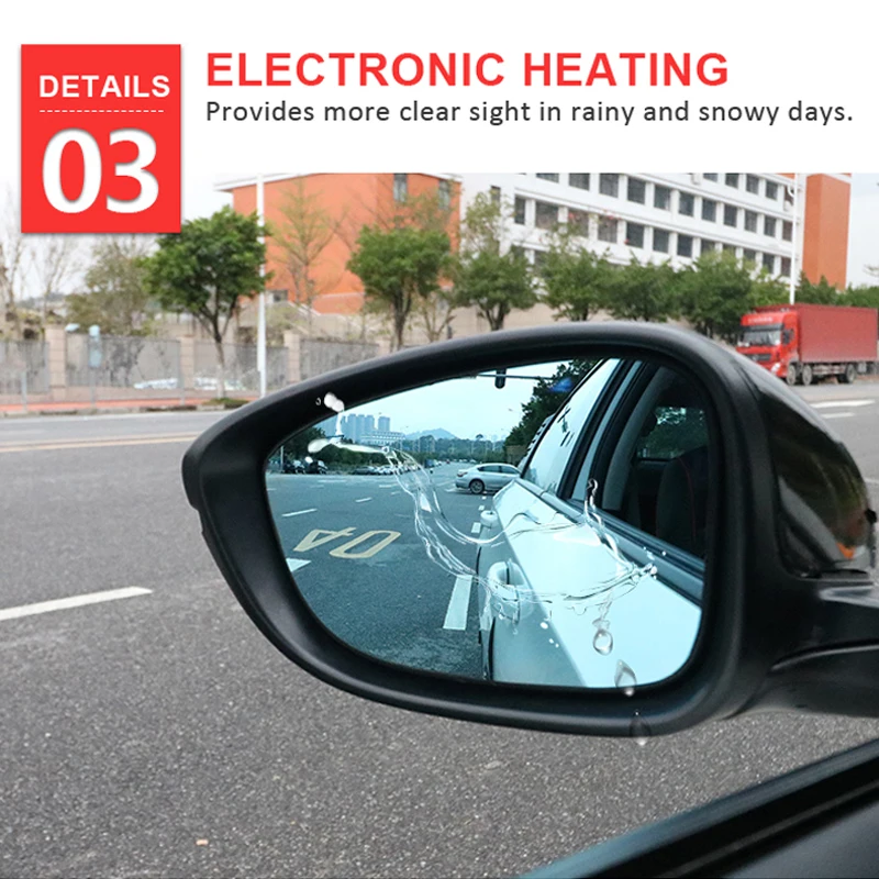 Автомобильный светодиодный боковое зеркало комплект линз стекло заднего вида