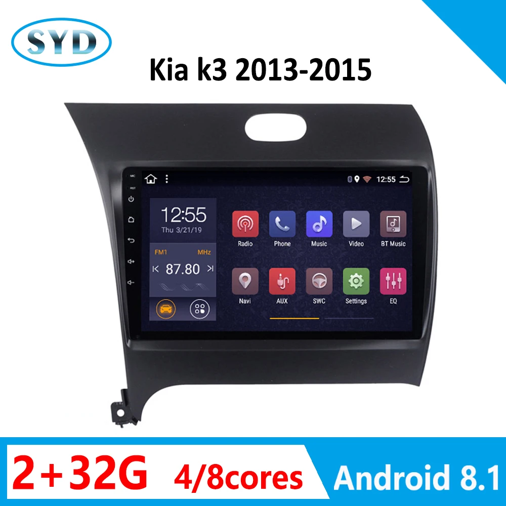 Автомагнитола для Kia k3 2013 2015 мультимедийный плеер 2 ГБ + 32 автовидео DVD 10 дюймов Android