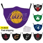 Маска для лица многоразовая моющаяся с принтом, для женщин