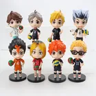 Новинка 2021, Симпатичные фигурки героев Аниме Haikyuu из ПВХ, игрушки Хината, шоё, тобио, кенма, тоору, Юу Кей, модель Nekoma, экшн-фигурка, Спортивная кукла, игрушки