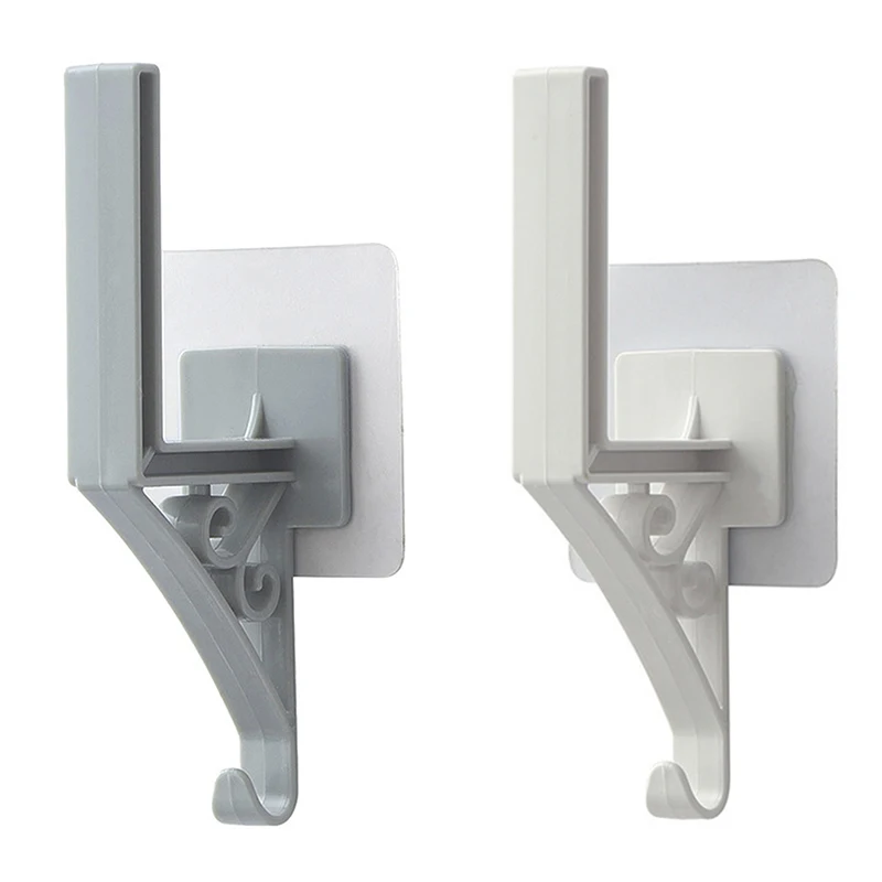 

2PCS Kitchen Hook Multi-Purpose Hooks Wall-Mounted Kitchen Storage Chopping Board Rack Punch-Free Multifunctional Pot Cover Rack