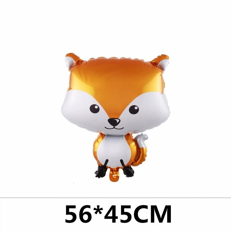 1 шт. большой единорог Лисий лес животное алюминиевая фольга Гелиевый шар Дети
