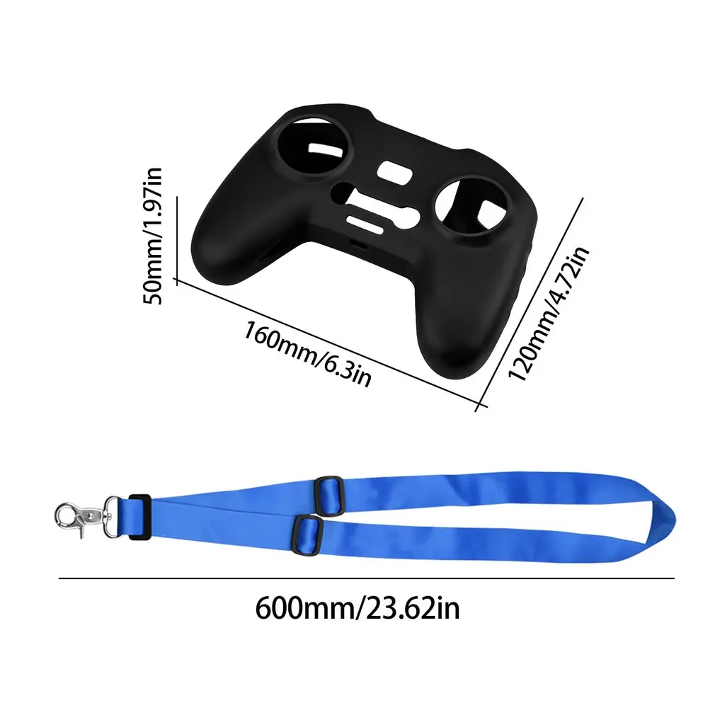 

Remote Control Silicone Sleeve Drone Handle Protective Case Cover Hanging Strap For DJI FPV Combo Accessories