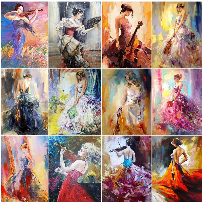 

5D Full Artistic Abstraction Diamond Embroidery DIY Diamond Painting Mosaic Home Decoration Gifts