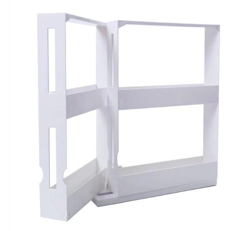 2 х Уровневый вращающийся шкаф для хранения многофункциональная коробка пищевых