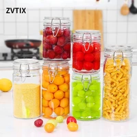 sealedjar glassfood grade bottle honey pickle wine jar household seasoning jar with cover spice storage containers pot confiture