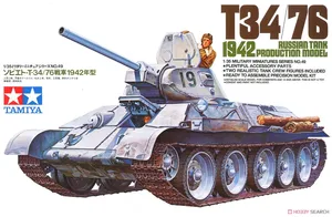 Пластиковая модель танка Tamiya 35049 135 русский T3476 1942