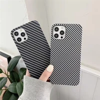 cool carbon fiber case for iphone 13 pro max 12 11 shockproof matte uv protect cover