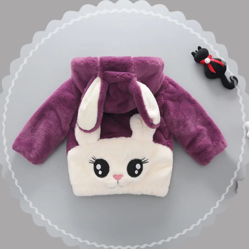 Детская куртка из искусственного меха для девочек Толстая теплая зимняя парка