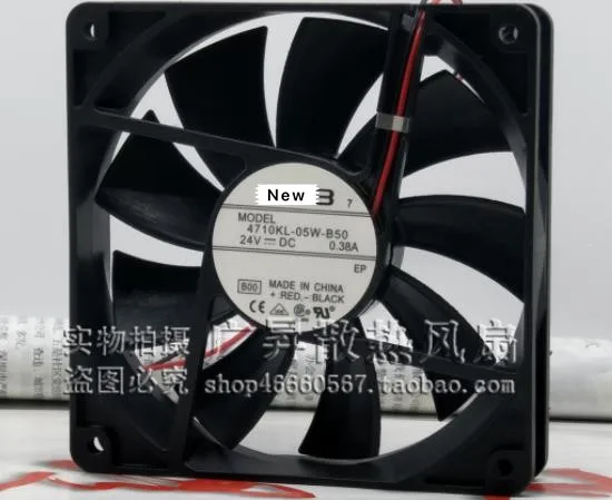 

Original authentic 4710KL-05W-B50 24V 0.38A 12025 power cooling fan