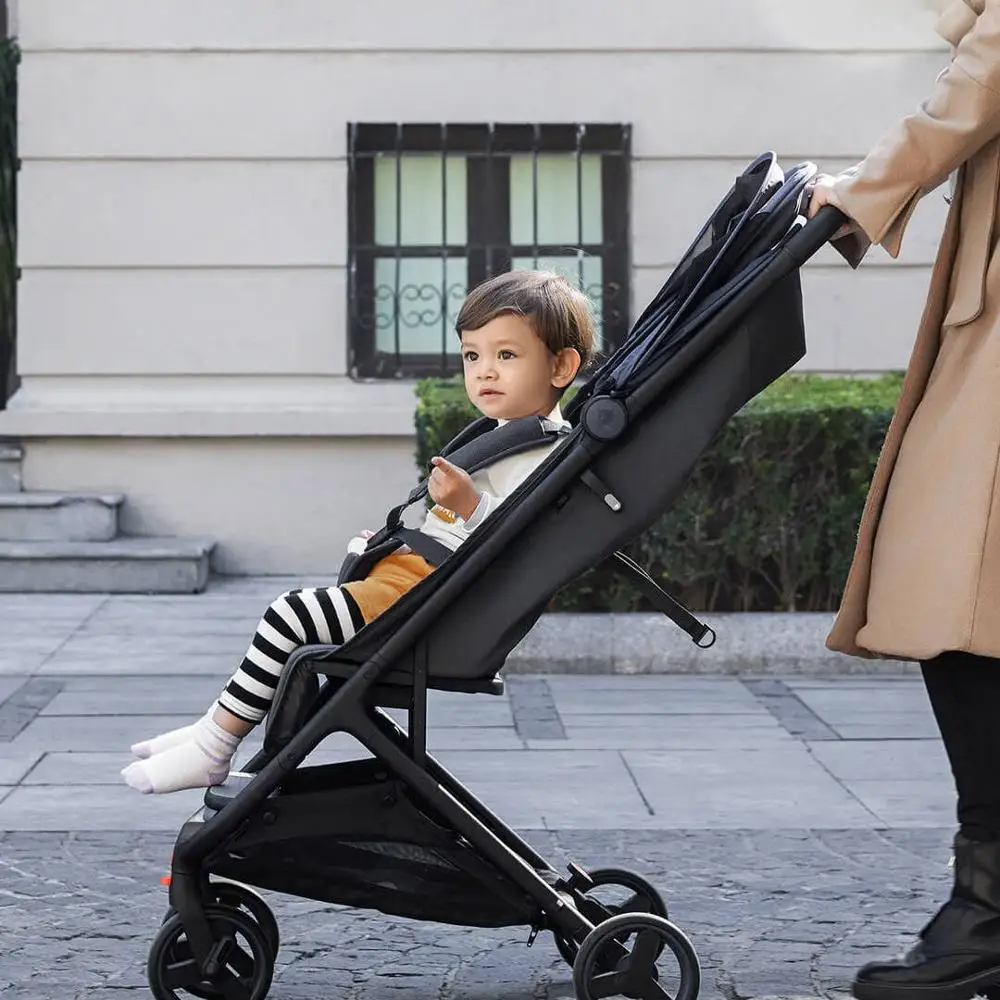 Прогулочная коляска XIAOMI Mitu складная с 4 колесами амортизация высокий ландшафт