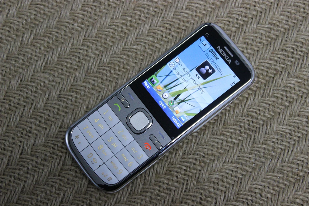 C5 Оригинальный разблокирована Nokia 00 мобильного телефона 3.15MP 3G Bluetooth FM радио