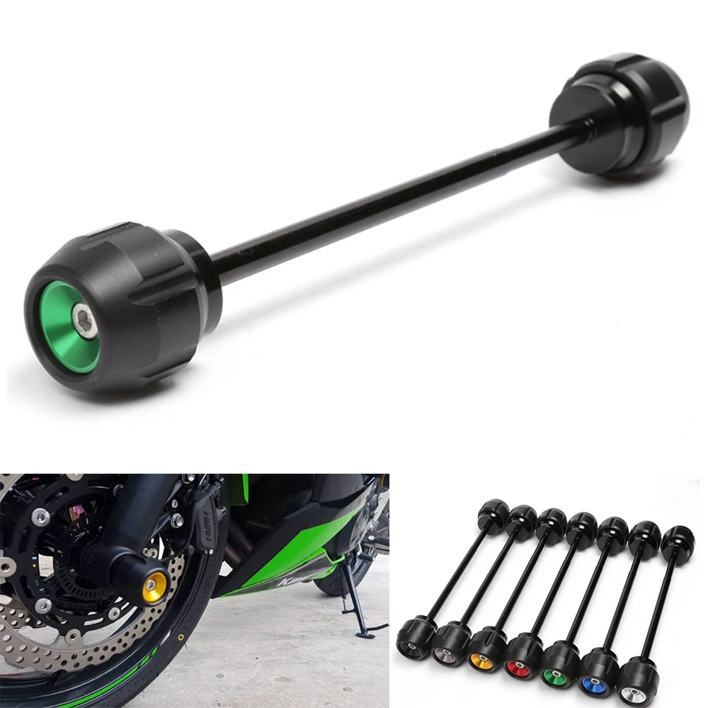 

Для мотоцикла kawasaki z900, переднее колесо, защита от падения, шарик, передняя ось колеса, Противоударная клейкая палочка применима