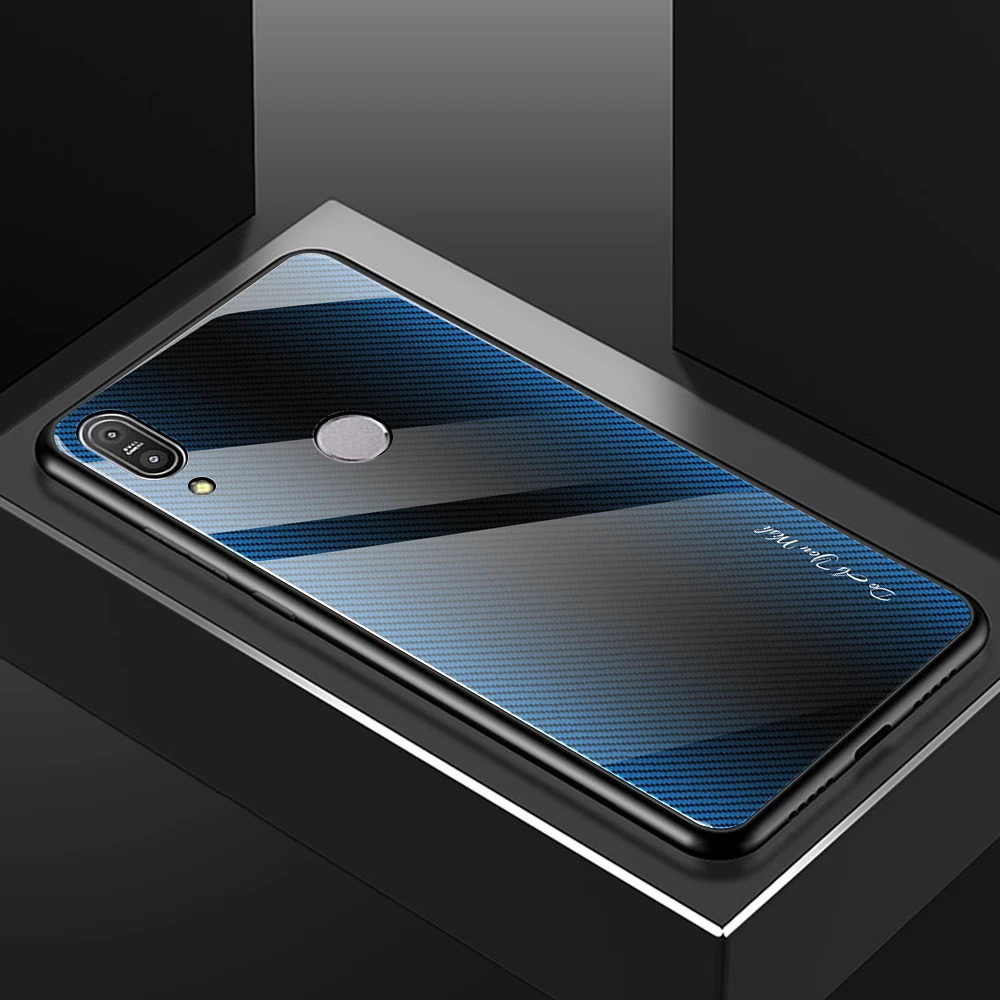 Роскошный чехол для телефона ASUS Zenfone Max Pro M1 M2 ZB601KL ZB602KL ZB631KL ZB633KL закаленное стекло чехол с градиентом - Цвет: 02