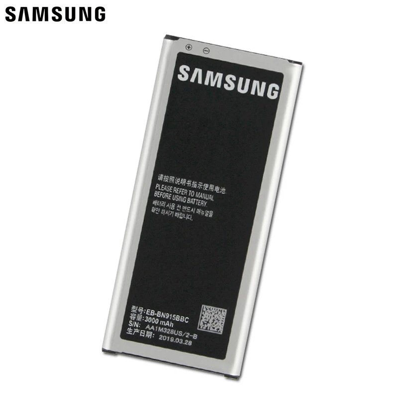 Оригинальная батарея Samsung EB-BN915BBE для GALAXY Note Edge N9150 N915FY N915D N915F N915K N915L N915S G9006V SM-N915G EB-BN915BBC