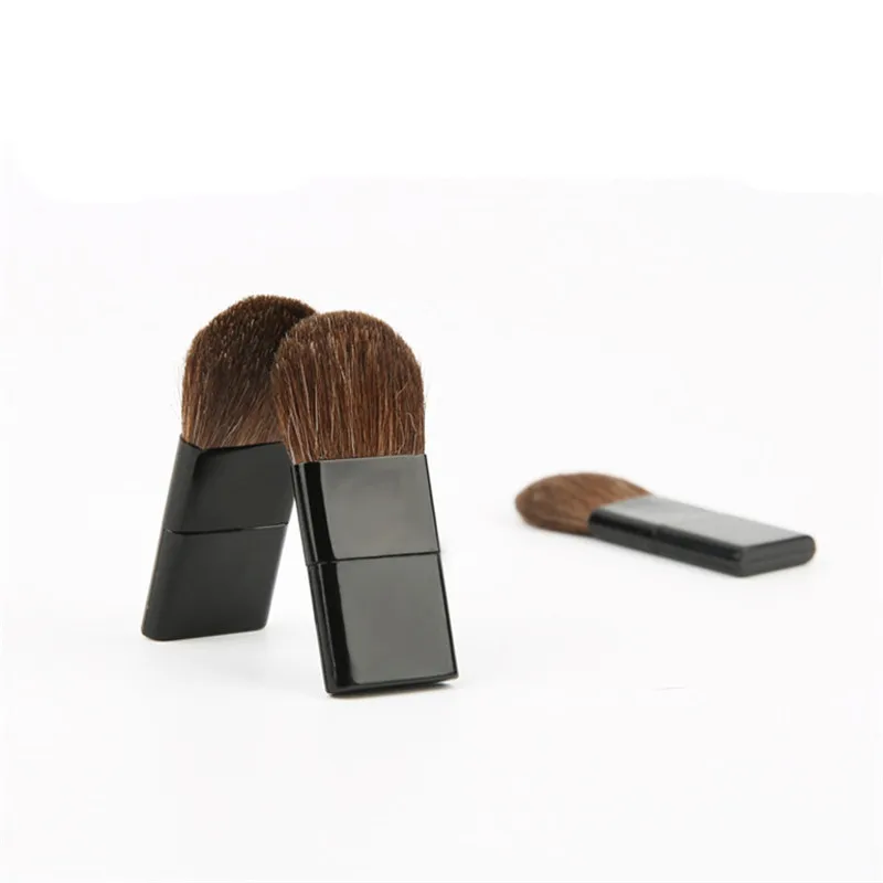SAIANTTH одиночный конский волос мед порошок кисти для макияжа румян плоские