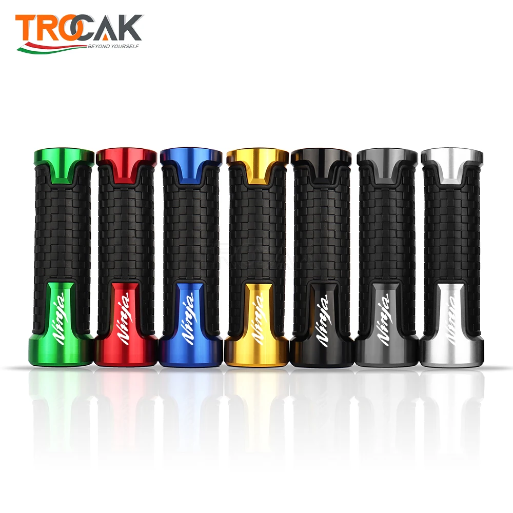 

NEW Motorcycle handlebar grips handle Bar grips For Kawasaki Ninja 250R 300 400 650 Z400 ZX6 ZX7 ZX9 ZX10 ZX12 ZX14