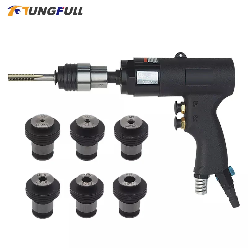 

Pneumatic Tapping Machine Drill Tapper Gun Type Thread Tool with Chucks M3-M12 Power Thread Tap Drilling Machine