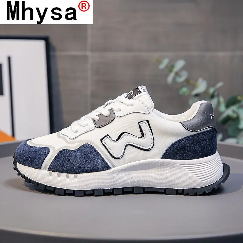 

Spring Women's Shoes 2021 New Casual Sneakers Lace-up Platform Color Matching Outdoor Shoes Women's Comfortable Vulcanized Shoes