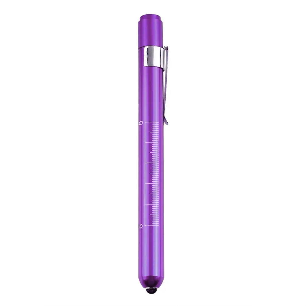 Новый алюминиевый фиолетовый Penlight Pen светодиодный фонарик Медицинский EMT
