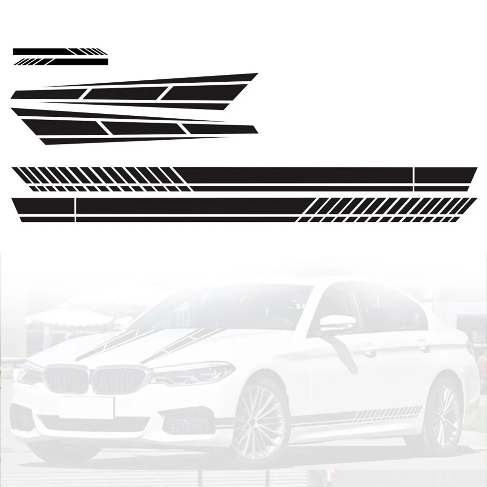 

6Pcs/Set D-1037 Car Side Door Engine Cover Sticker Rearview Mirror Decal Decor