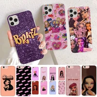 yndfcnb fashion brand doll bratz luxury phone case for iphone 11 12 pro xs max 8 7 6 6s plus x 5s se 2020 xr case