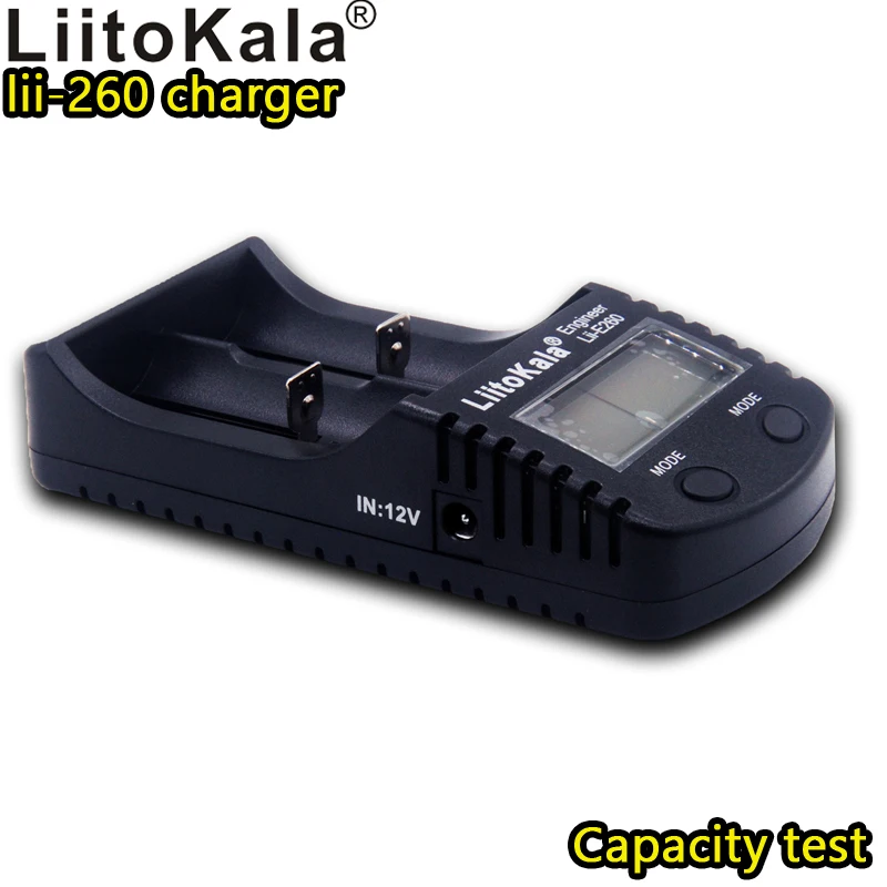 

LiitoKala lii-300 500 Battery Charger for Li-ion 3.7V NiMH 1.2V Battery suitable for 18650 26650 21700 26700 AA AAA and others