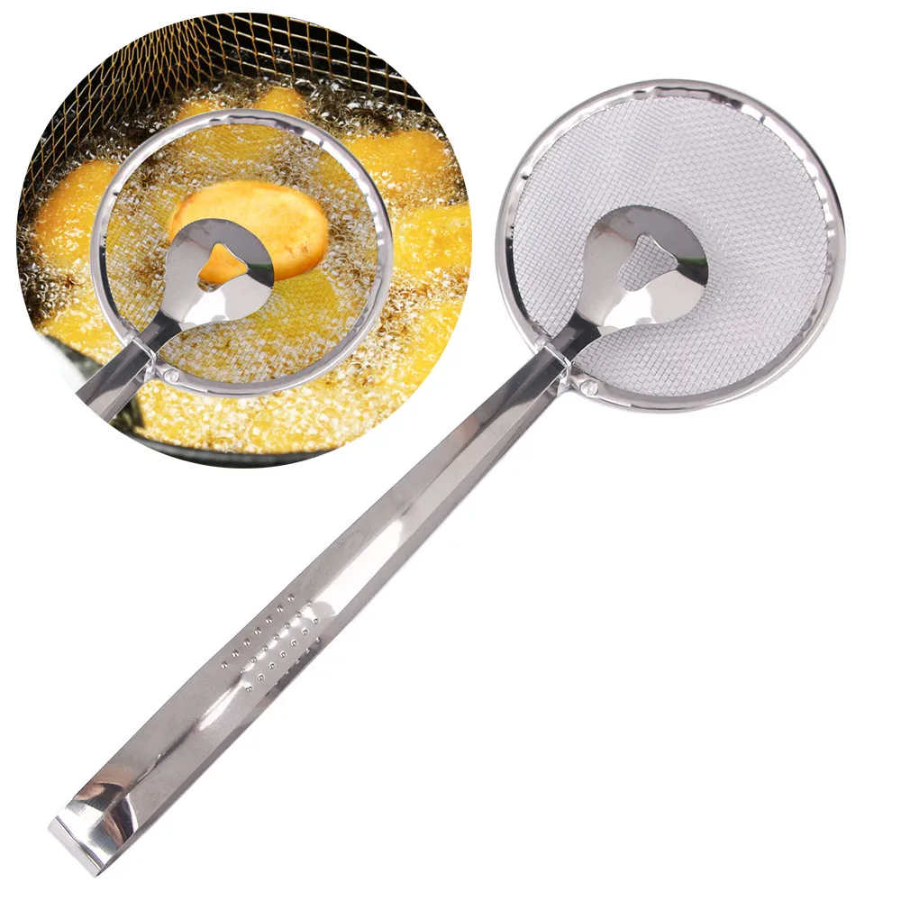 Сетка из нержавеющей стали дуршлаг фритюрница сливная сетка фильтр для жарки