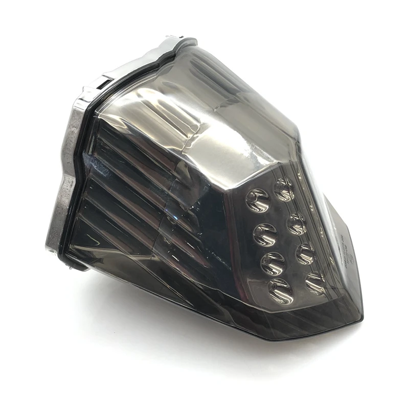 Светодиодные задние фонари для мотоцикла тормозные Сигналы поворота встроенная