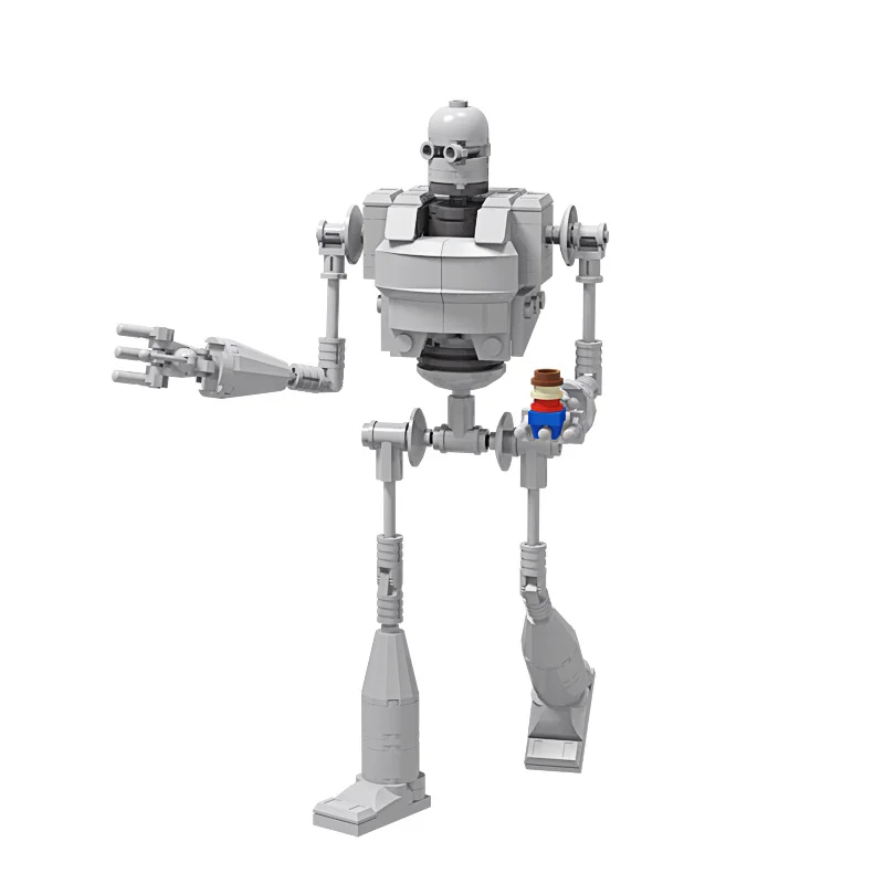 MOC Wisdom Giant Steel Robot 2021 New Fashion Building Blocks Model Hero Bricks Set Kids Boys DIY Puzzle Game Image Boy Gift