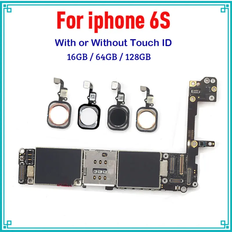 Материнская плата для iphone 6 S с/без Touch ID оригинальная разблокированная основная с