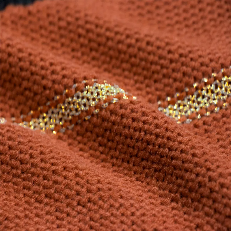 Winter Sweater Women Plus Size Knitted Warm Cashmere striped Chunky Casual Jumper Korean Batwing Long Sleeve Pullovers | Женская одежда