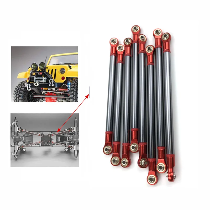 8 шт Алюминий сплав шатун комплект 313 мм Колесная база связь стяжная тяга тяги