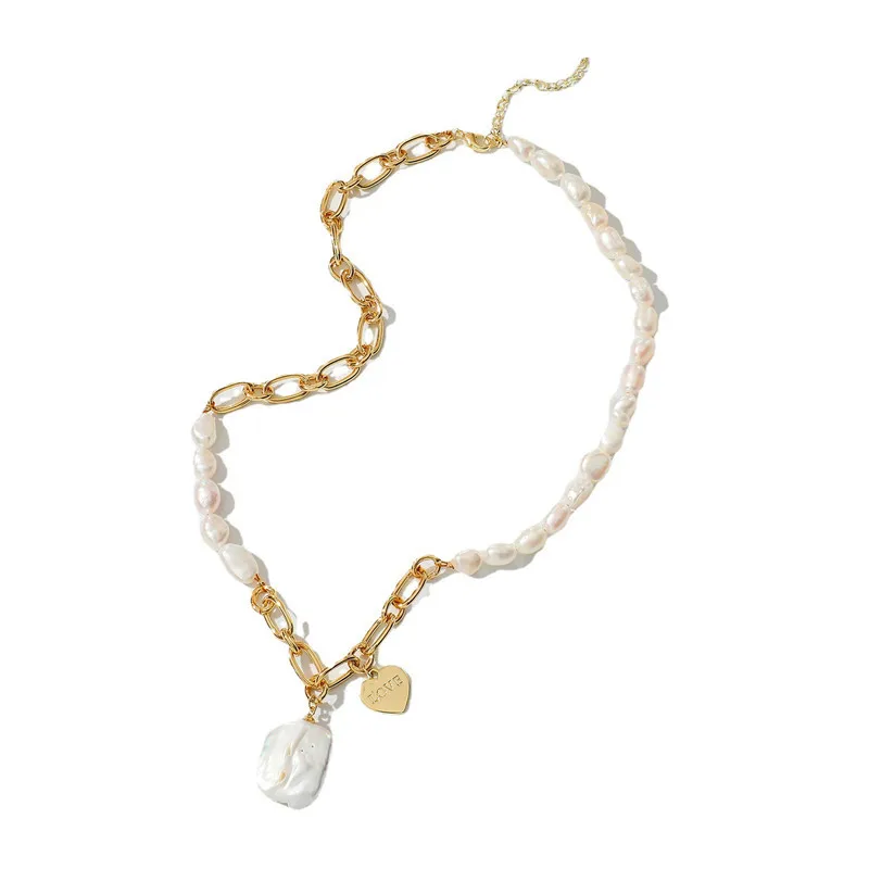 Ожерелье женское с натуральным жемчугом в европейском и американском стиле 2021 -