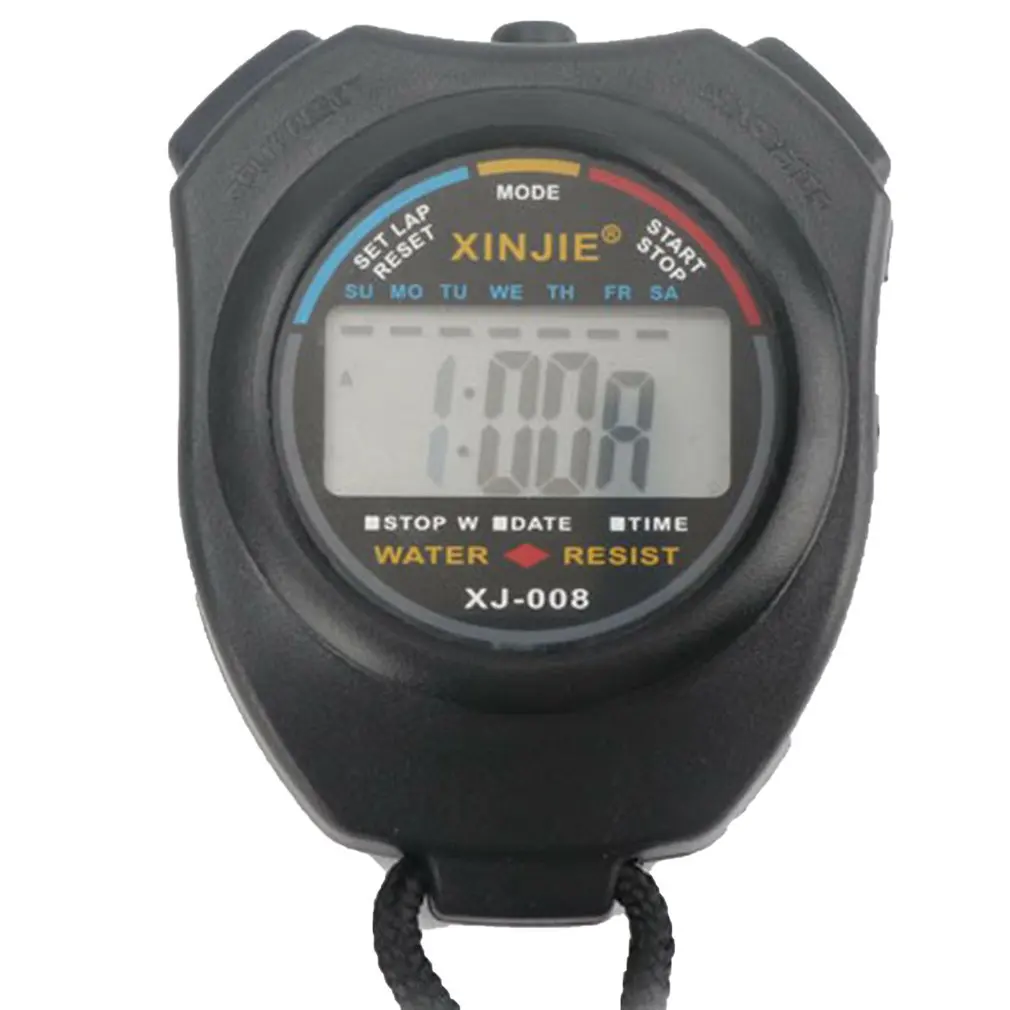 

Professional Handheld LCD Chronograph Sports Stopwatch Timer Stop Watch Waterproof Digital