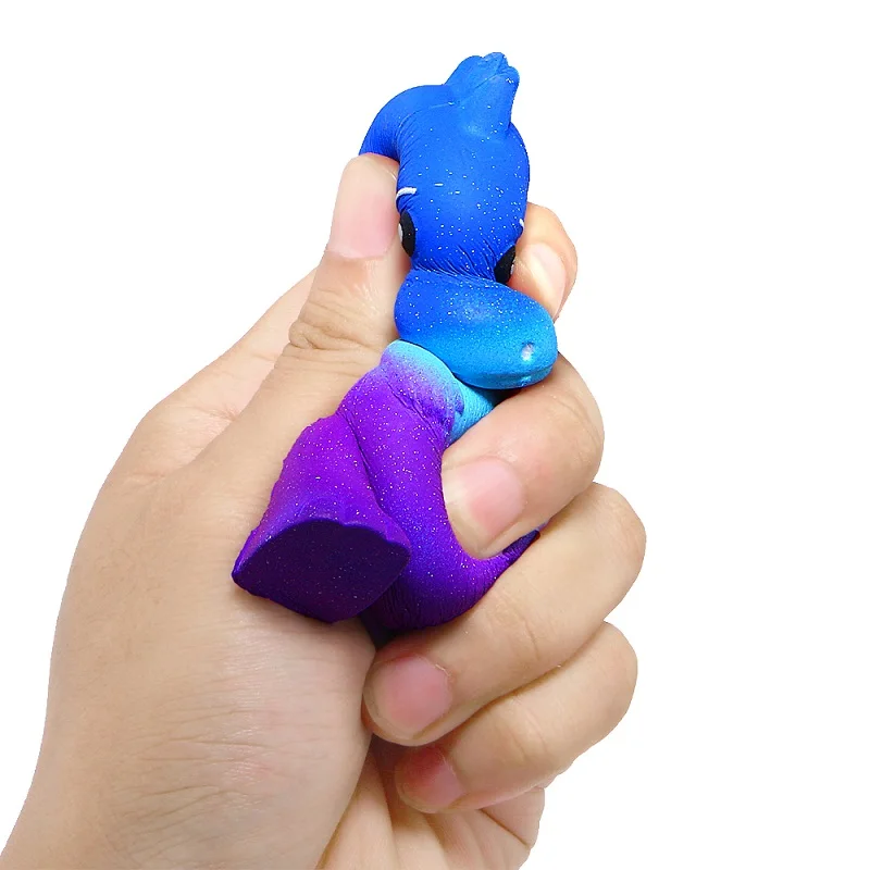 

2020 New Design Cute Galaxy Dinosaur Squishy Cream Scented Slow Rising Squeeze Toys Kawaii Children's Squishes Toys