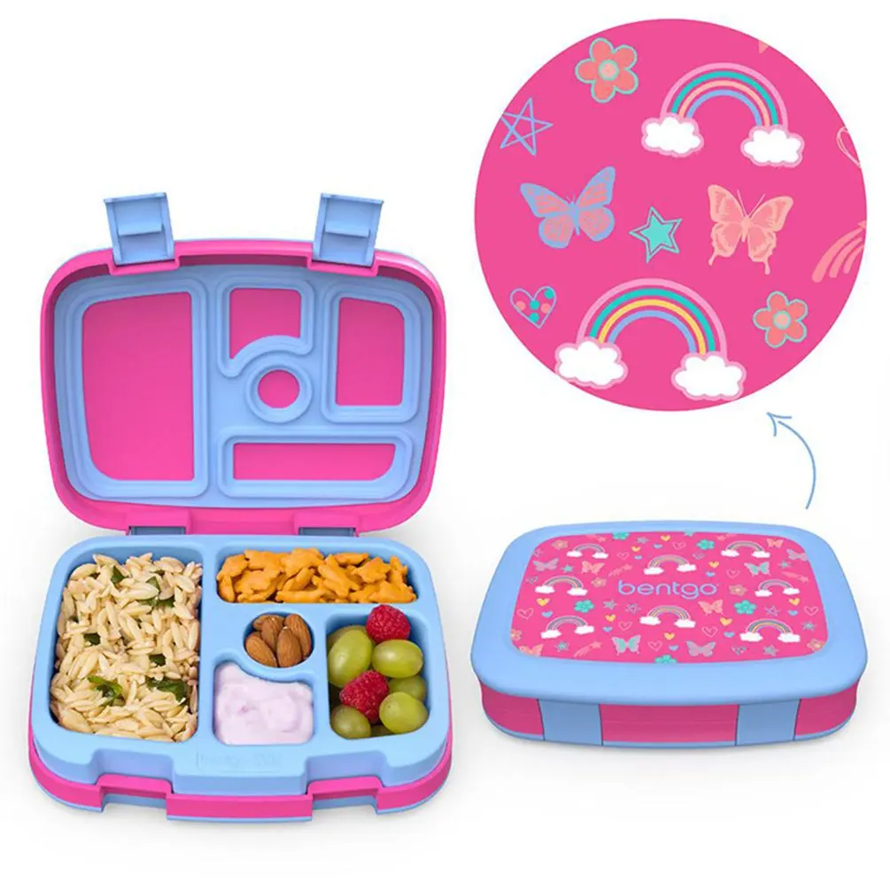 

660ml Lunch Box BPA Free Children Picinic Food Container Leak-Proof Sealed Bento Box Cartoon Camping Lunch Box For Kids Ages 3-7