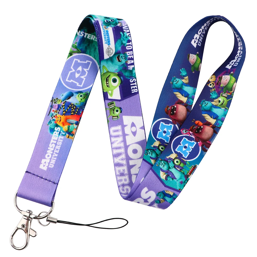 

YQ226 Disney Monsters University Lanyard Phone Rope for Keys IC ID Card Badge Holder Neck Strap Keychain Cord Hang Rope Lariat