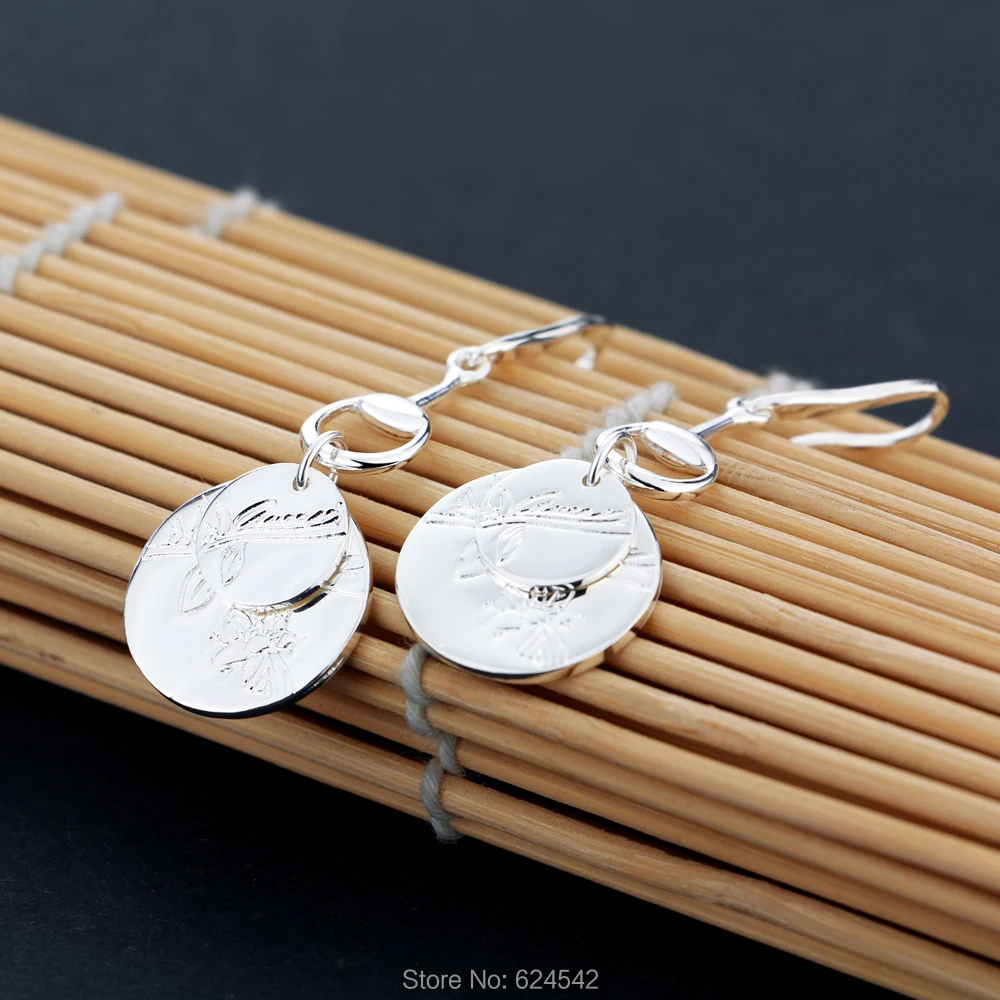 Новое поступление! Женские круглые серьги из натурального серебра 925 пробы