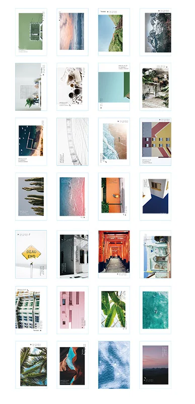 

52mmx80mm happy eating paper lomo card(1pack=28pieces)