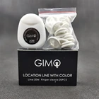 Микроблейдинг 20 м, шнурок с чернилами, линия блокировки с цветным оттенком для бровей, Миксер для бровей, картографирование, Перманентный макияж