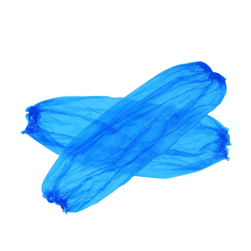 100/пакет водонепроницаемые и маслостойкие одноразовые рукава эластичные ленты