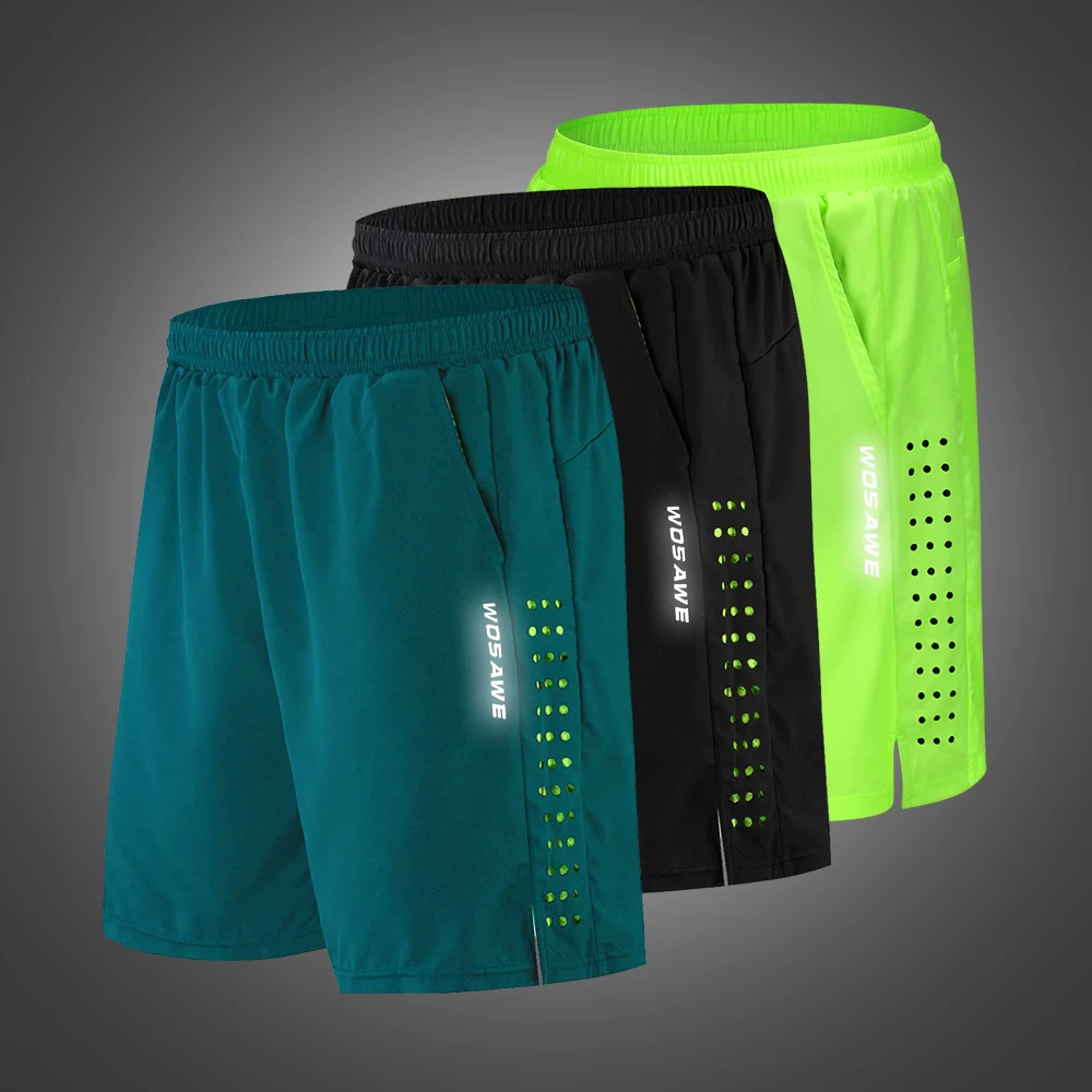 Мужские мешковатые велосипедные шорты WOSAWE Светоотражающие Брюки для горных