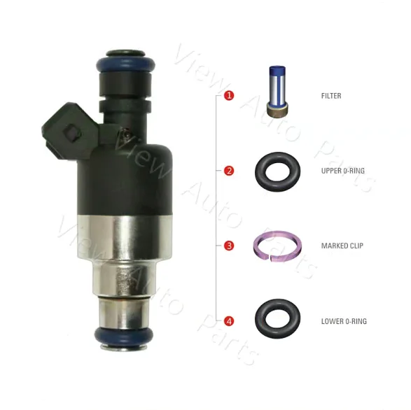 Комплект уплотнений для ремонта топливного инжектора 300 Для CHEVROLET / GMC V8 FJ241 VD RK