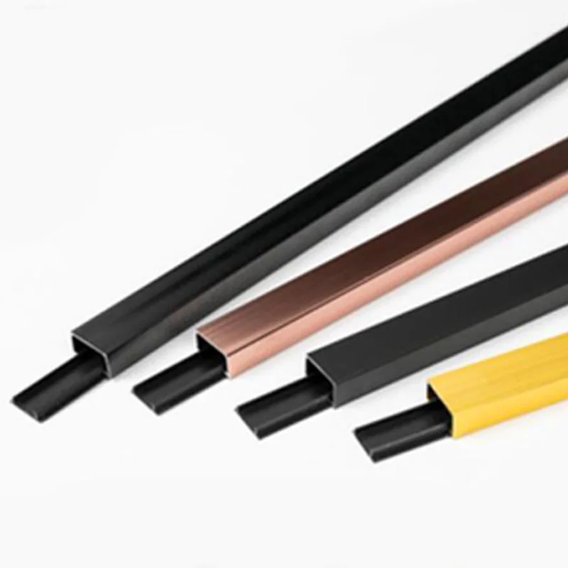 1pcs 35mm*800mm Bright golden color aluminum alloy U-shaped decorative strip PVC buckle mounting base anti-oxidation - купить по