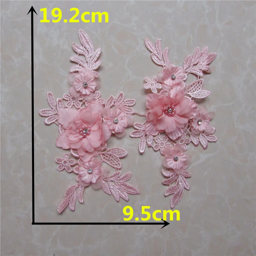 2017 высококачественные товары кружевная ткань платье с аппликацией на вороте