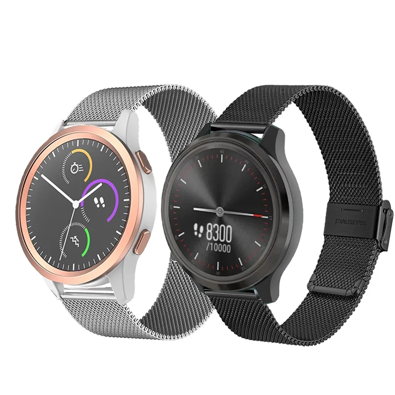 Ремешок Миланская петля 20 мм 22 для часов Garmin кв. Huawei GT 2 46 мм/42 ремешок garmin vivoactive HR 4s