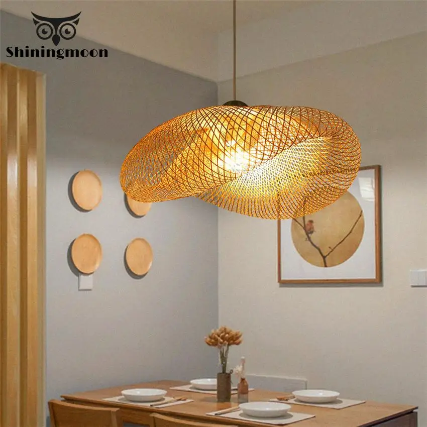 Современный Лофт подвесные светильники Китайская классическая деревянная