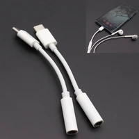 type c to 3 5mm earphone cable adapter usb 3 1 type c usb c male to 3 5 aux audio female jack for xiaomi 6 mi6 letv 2 pro 2 max2